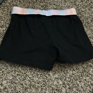 Cute black and purple matching shorts